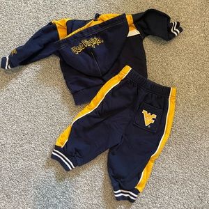 WVU 3-6M Hoodie & Sweatpants Set